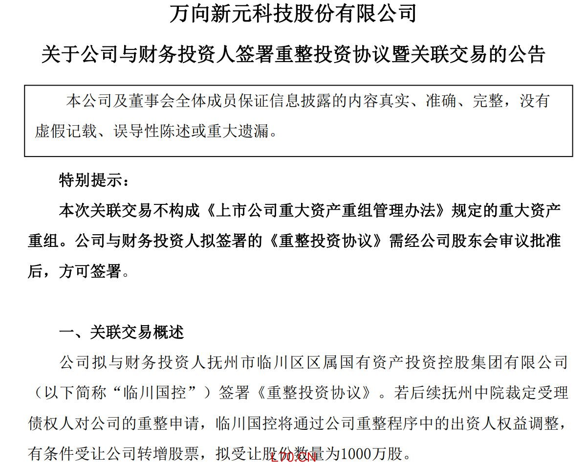 图片来源：*ST新元公告