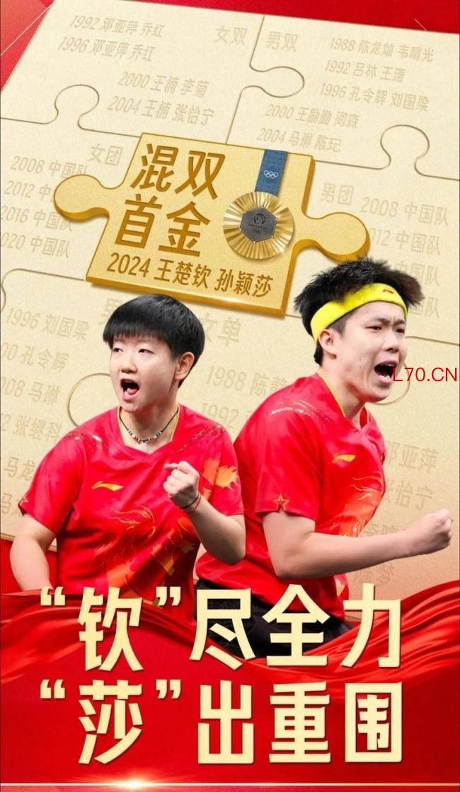 乒乓球双打也要有大满贯了 混双金牌的重量