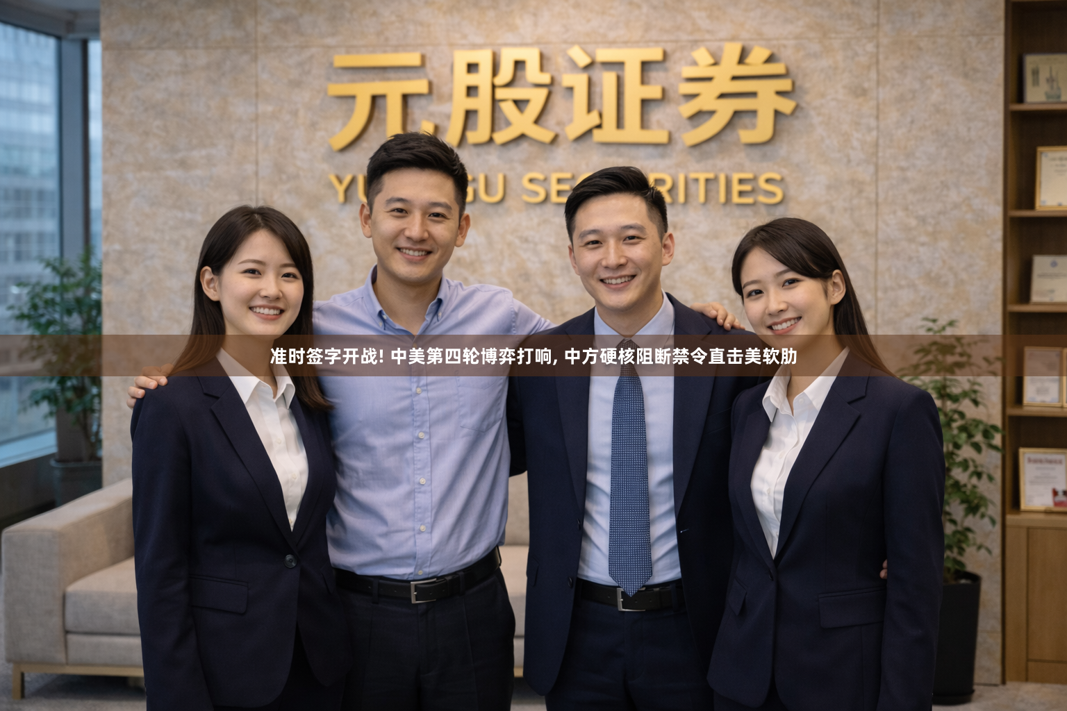 准时签字开战! 中美第四轮博弈打响, 中方硬核阻断禁令直击美软肋